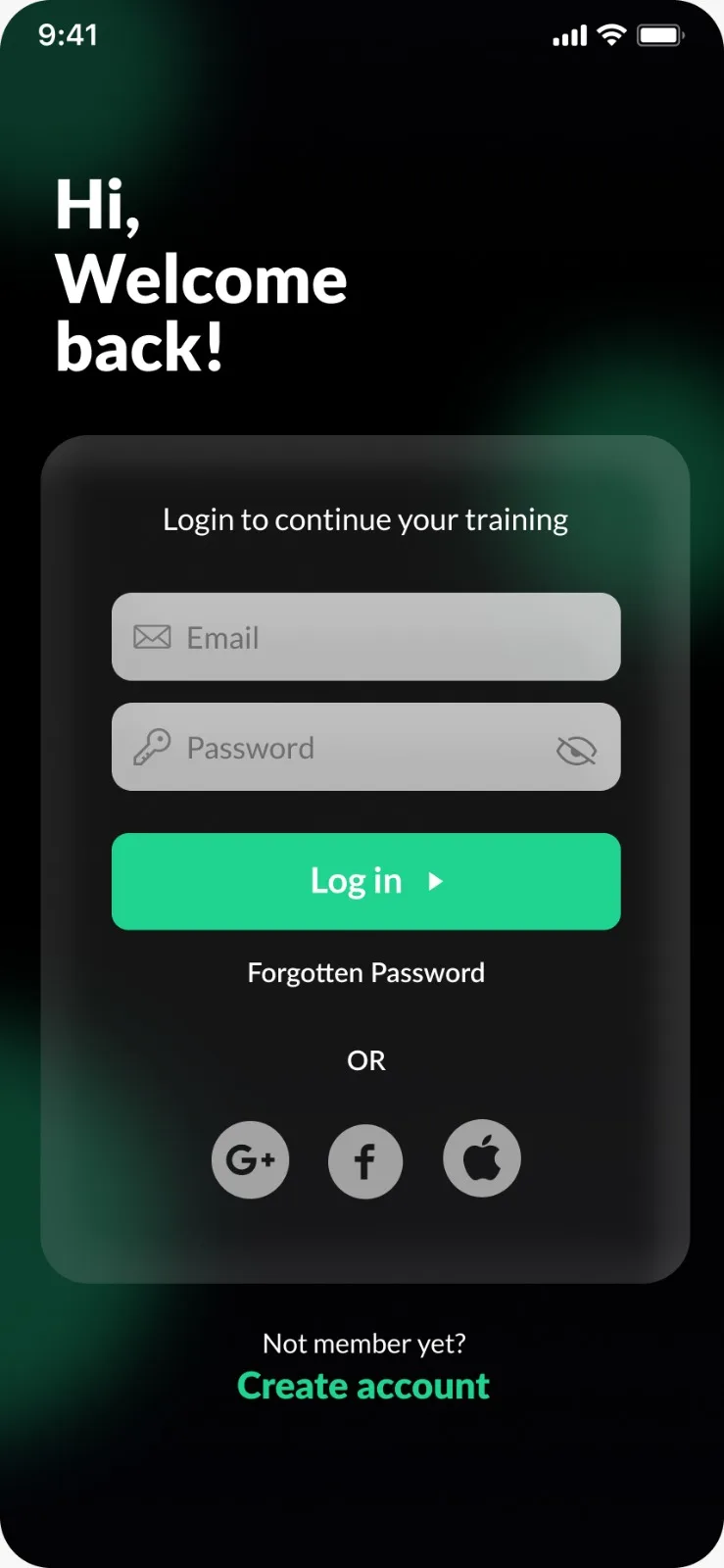Global Trainer dashboard showing weekly schedule, sessions, and client status.